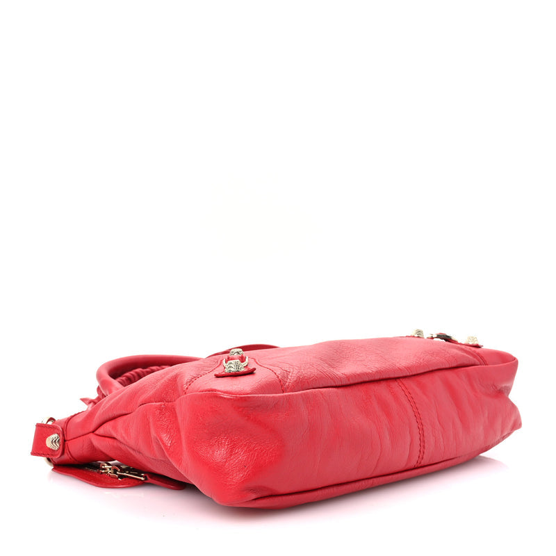 Balenciaga Agneau Giant 12 Gold Hardware Town Rouge Cardinal