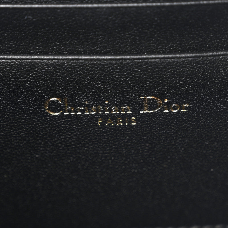 Christian Dior Calfskin Macrocannage Caro Box Bag Black