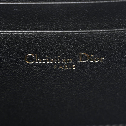 Christian Dior Calfskin Macrocannage Caro Box Bag Black