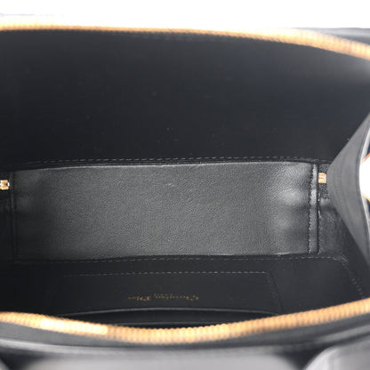 Christian Dior Calfskin Macrocannage Caro Box Bag Black