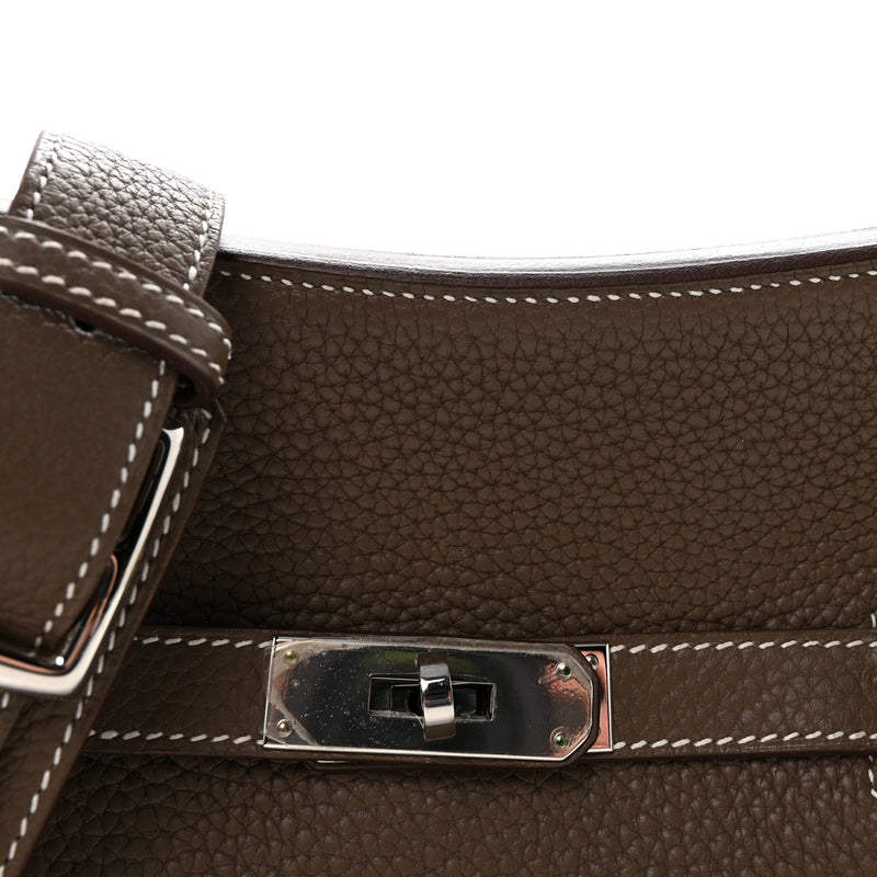 Hermes Taurillon Clemence Jypsiere 28 Etoupe