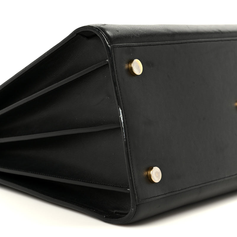 Saint Laurent Calfskin Large Sac De Jour Carryall Black