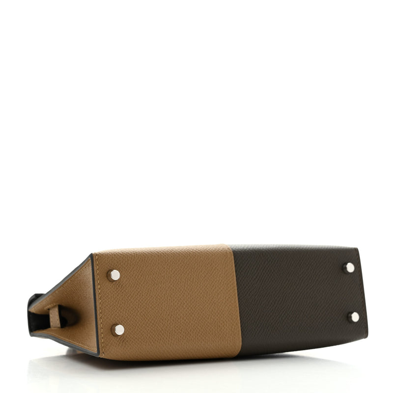 Hermes Epsom Casaque Mini Kelly Sellier 20 Vert Loden Dune Dark Bronze
