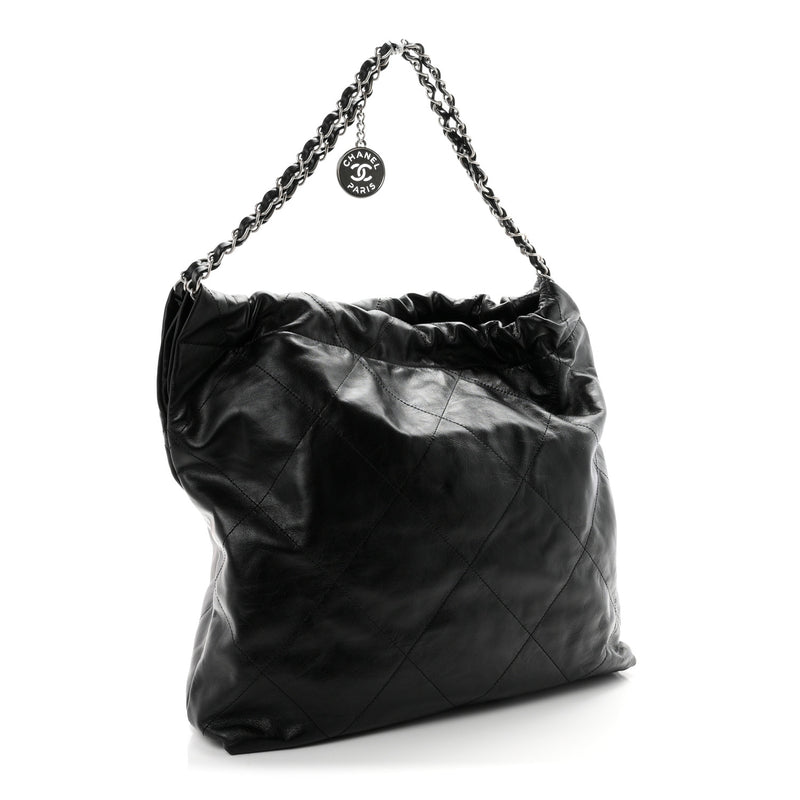 Chanel Shiny Calfskin Quilted Chanel 22