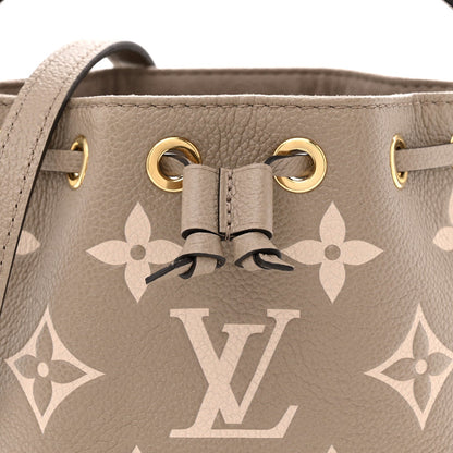 Louis Vuitton Empreinte Monogram Giant Nano Noe Tourterelle Creme