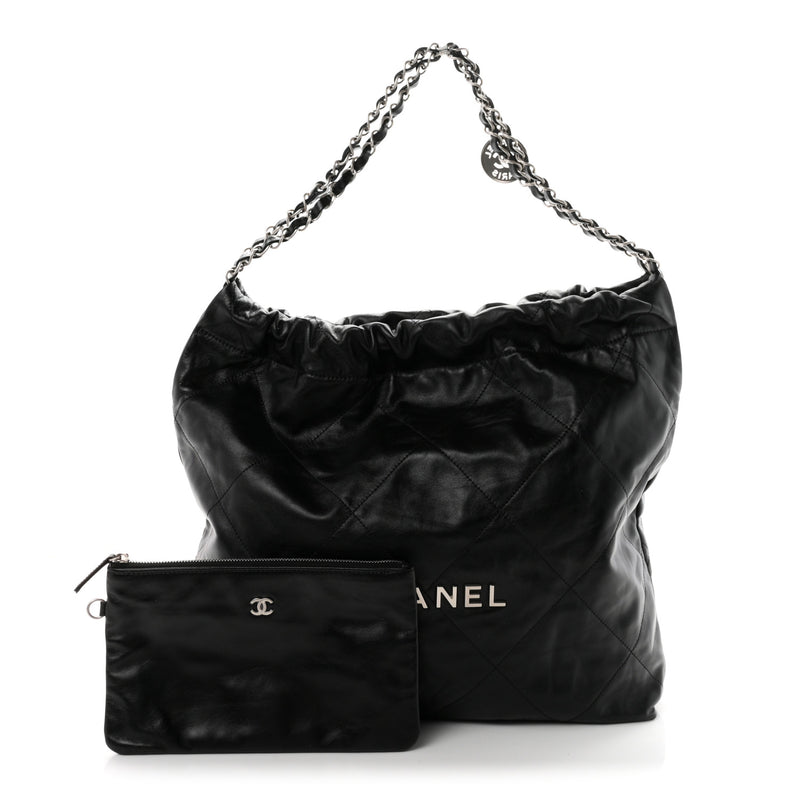 Chanel Shiny Calfskin Quilted Chanel 22