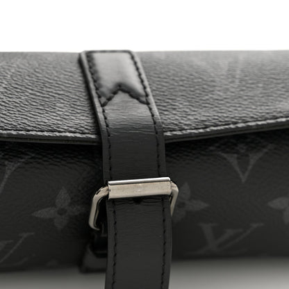 Louis Vuitton Monogram Eclipse 3 Watch Travel Case