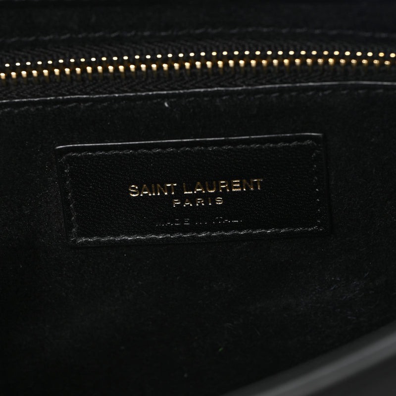 Saint Laurent Smooth Calfskin Le 5 A 7 Hobo Black