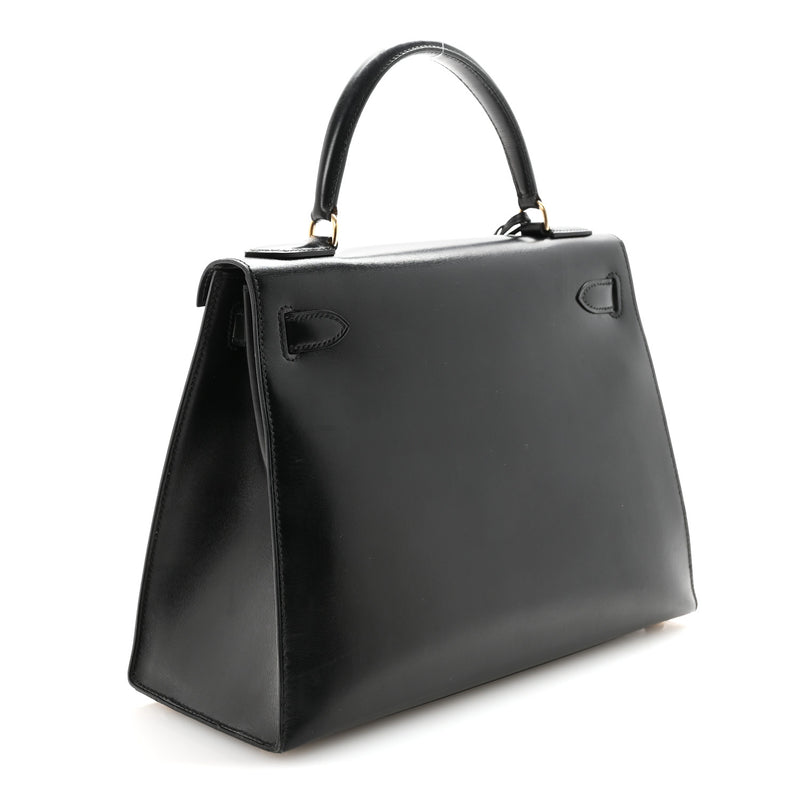 Hermes Box Kelly Sellier 28 Black