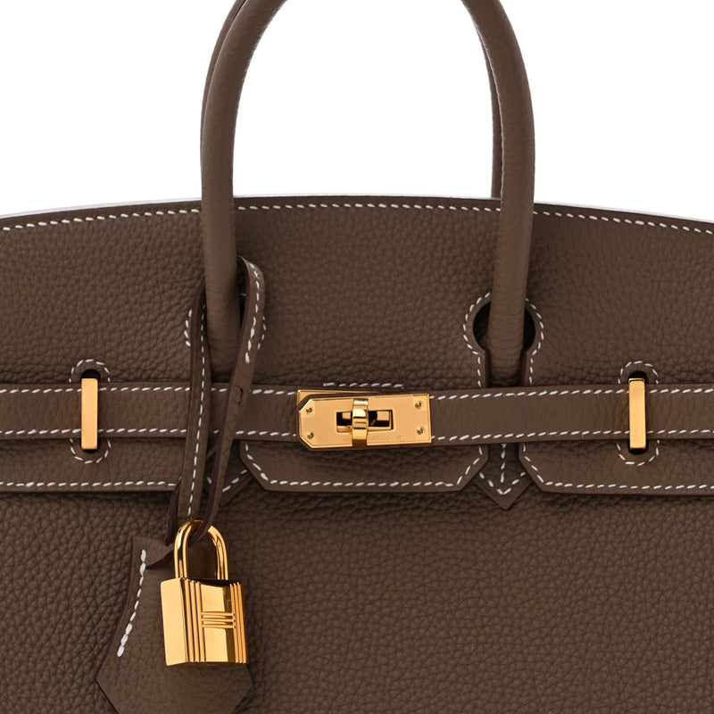Hermes Togo Birkin 25 Etoupe