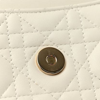 Christian Dior Lambskin Cannage Mini My Dior Bag Latte