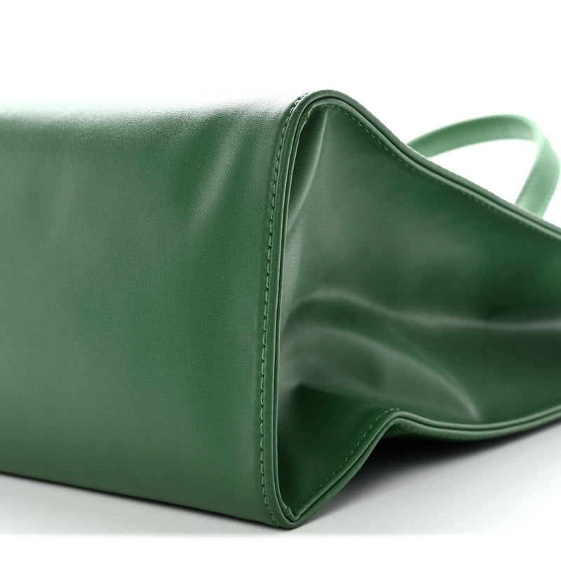 Telfar Vegan Leather Medium Shopping Bag Greenscreen