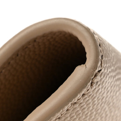 Saint Laurent Grain De Poudre Uptown Pouch Dark Beige