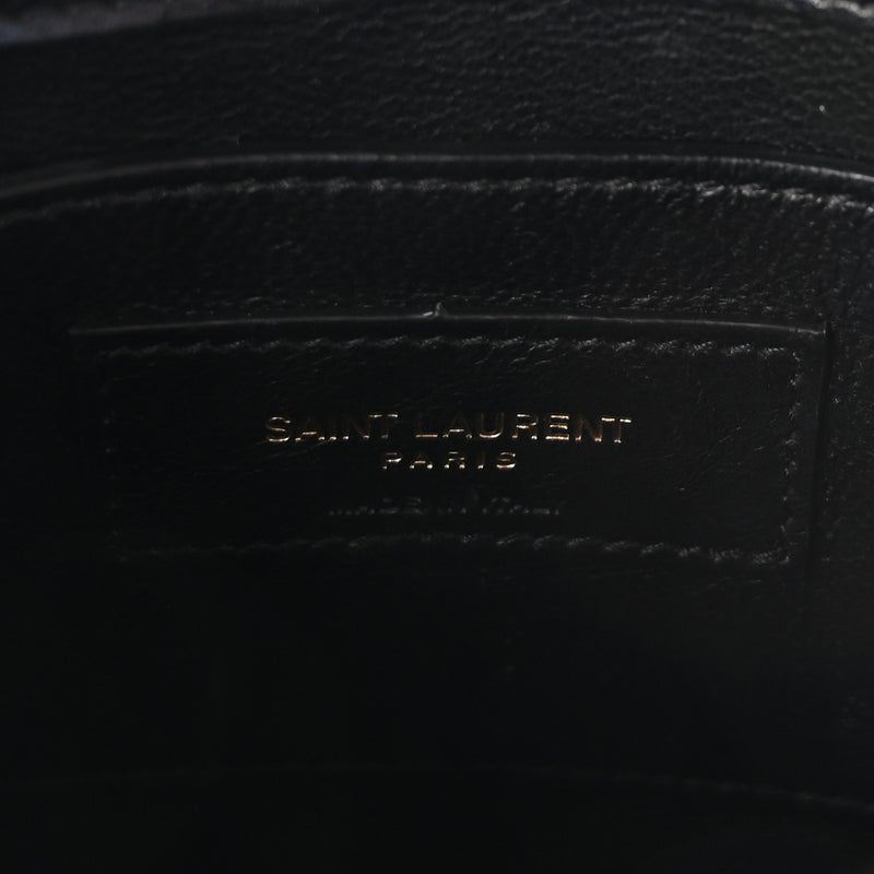 Saint Laurent Smooth Calfskin Mini Manhattan Shoulder Bag Black