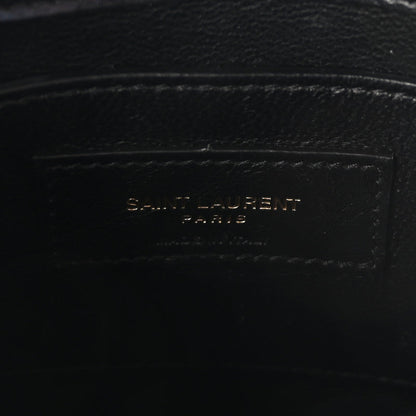 Saint Laurent Smooth Calfskin Mini Manhattan Shoulder Bag Black