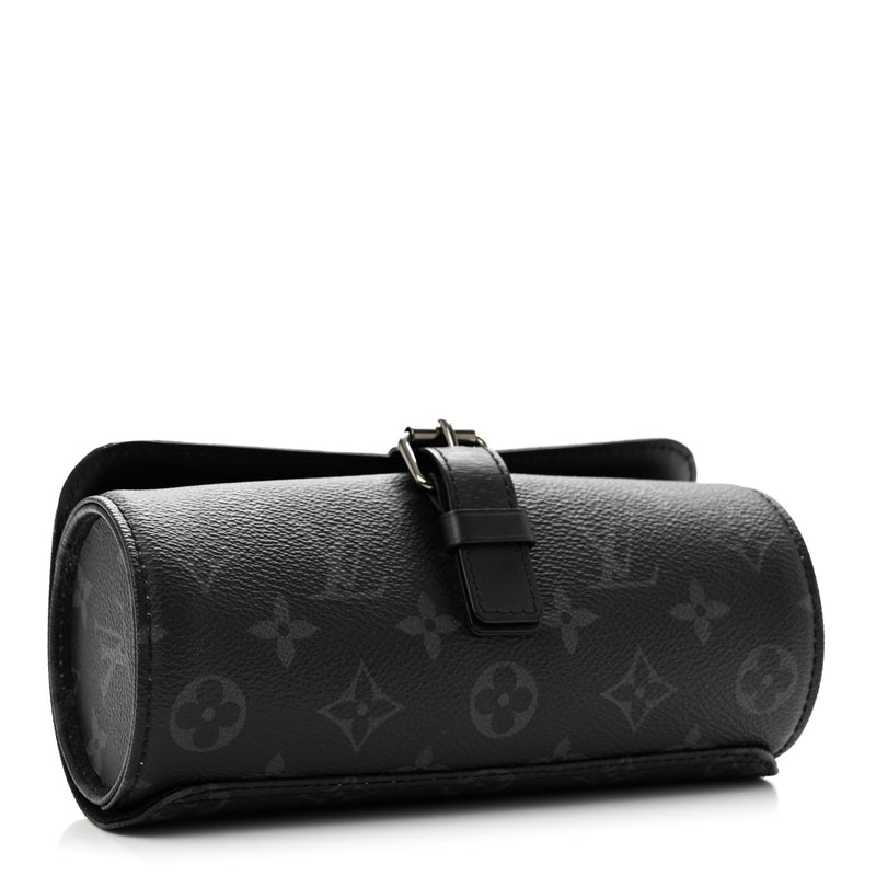 Louis Vuitton Monogram Eclipse 3 Watch Travel Case
