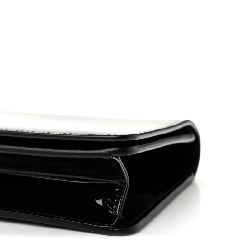Saint Laurent Patent Calfskin Clutch Black