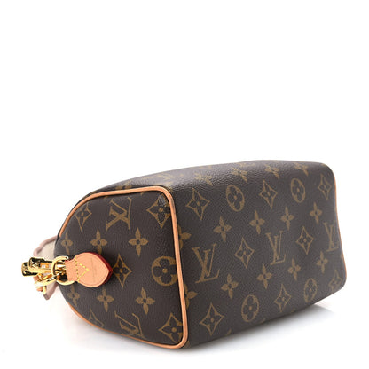 Louis Vuitton Monogram Speedy Bandouliere 20 Beige