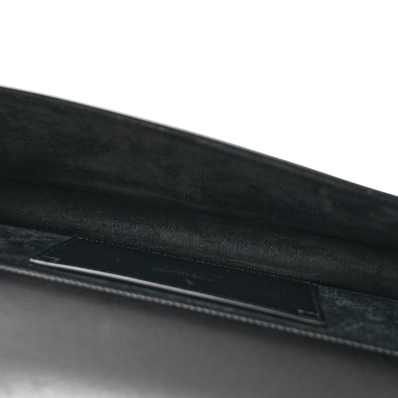 Saint Laurent Patent Calfskin Clutch Black