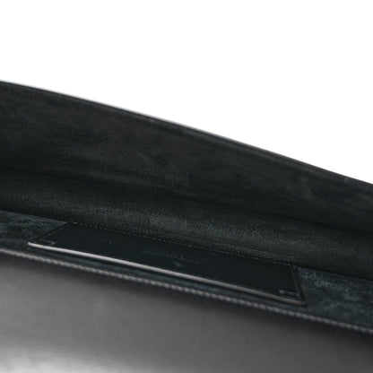 Saint Laurent Patent Calfskin Clutch Black