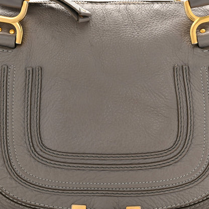 Chloe Calfskin Medium Marcie Satchel Cashmere Grey