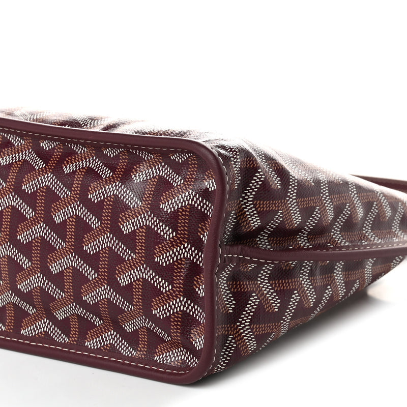 Goyard Goyardine Reversible Mini Anjou Burgundy