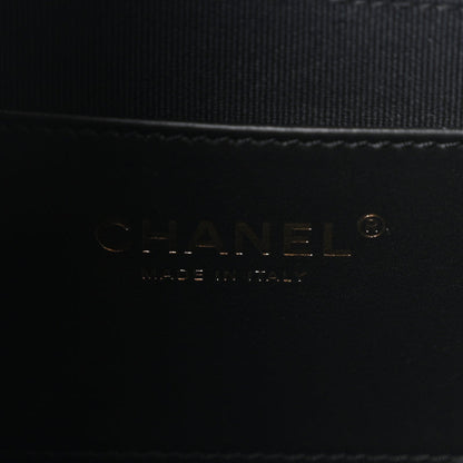 Chanel Caviar Quilted Triple Chain Hobo Black