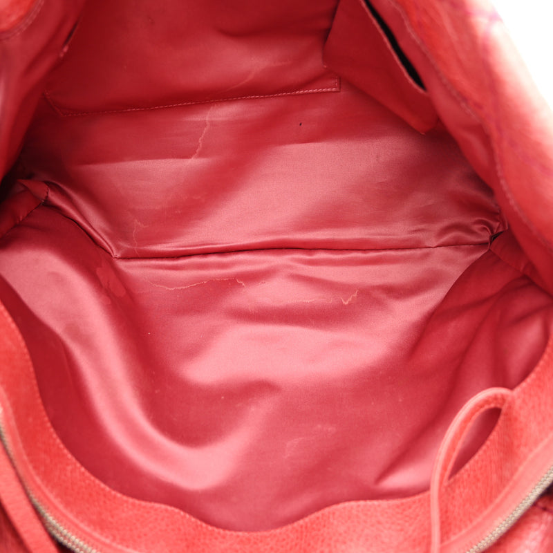 Chanel Glazed Calfskin Large On The Road Tote Pink