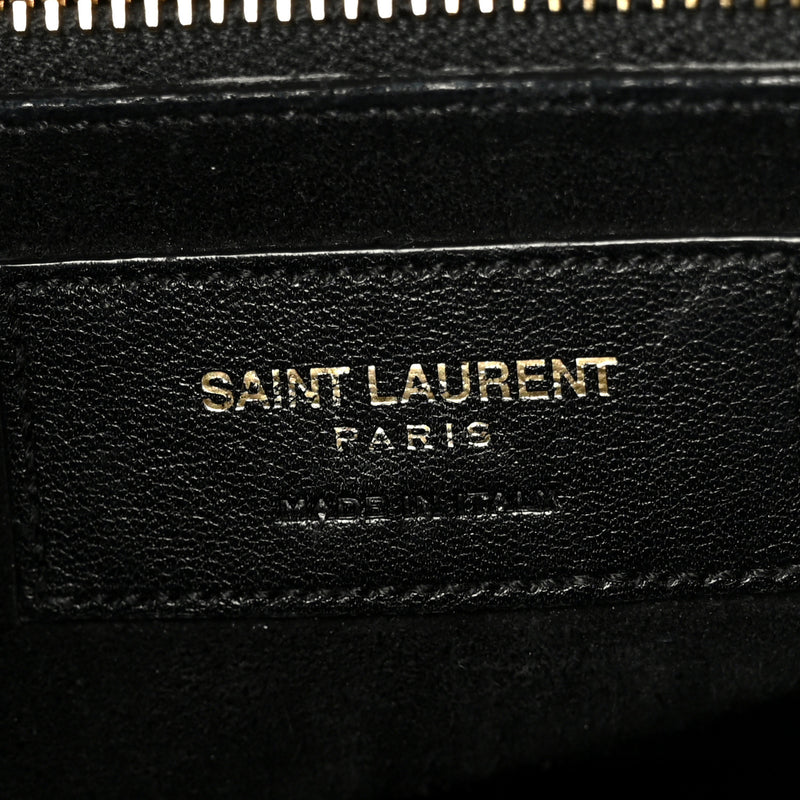Saint Laurent Calfskin Large Sac De Jour Carryall Black