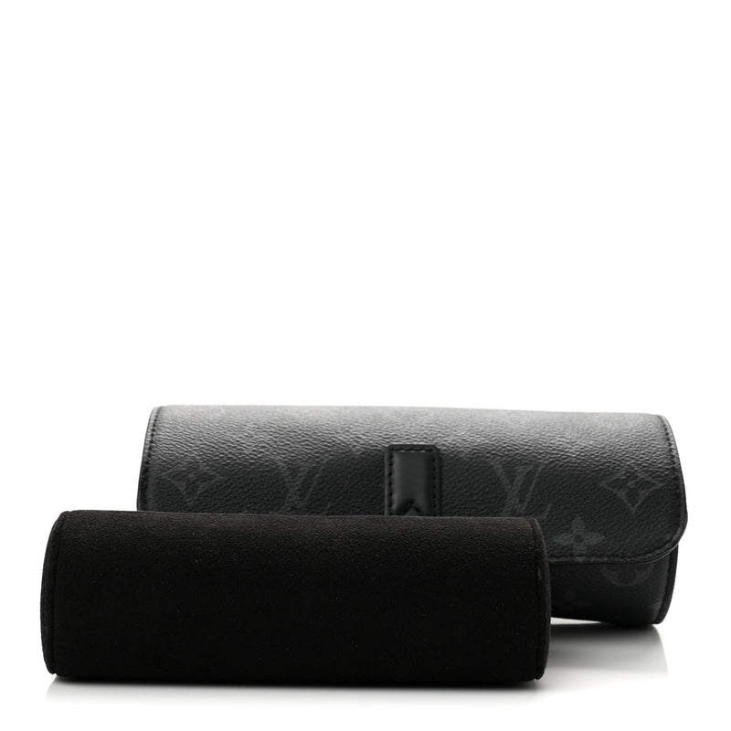 Louis Vuitton Monogram Eclipse 3 Watch Travel Case
