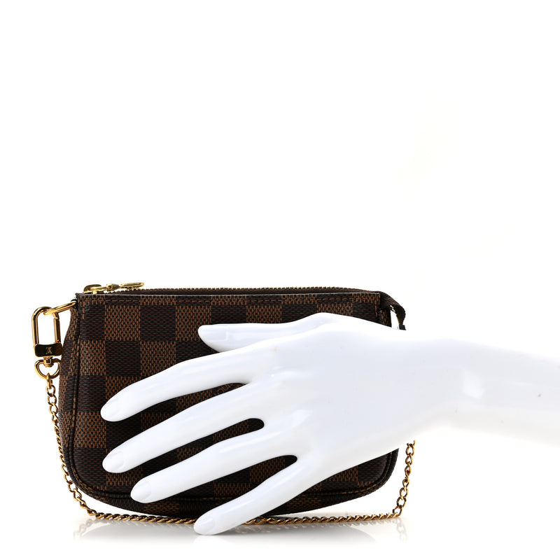 Louis Vuitton Damier Ebene Mini Pochette Accessories