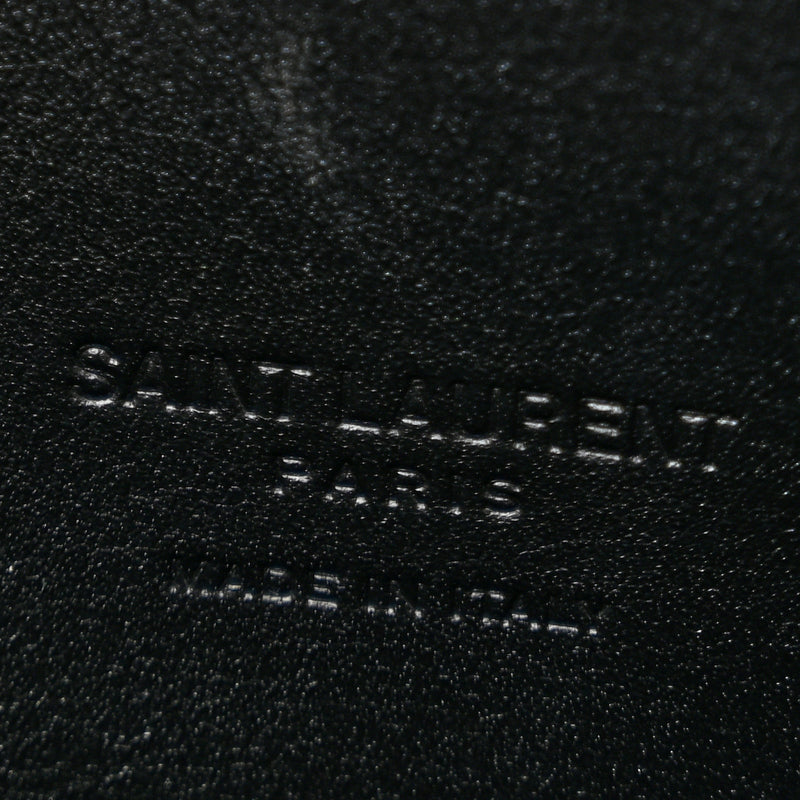 Saint Laurent Patent Calfskin Clutch Black
