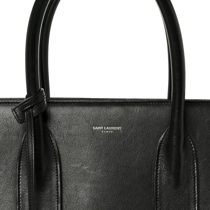 Saint Laurent Calfskin Large Sac De Jour Carryall Black
