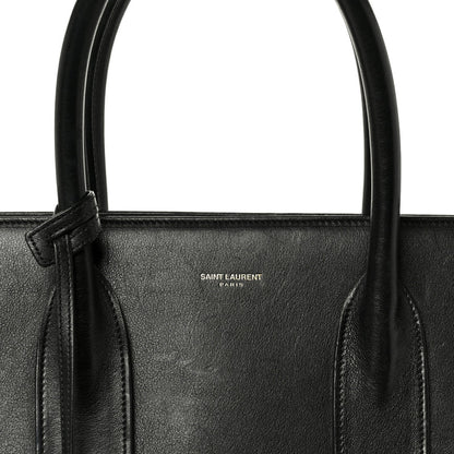 Saint Laurent Calfskin Large Sac De Jour Carryall Black