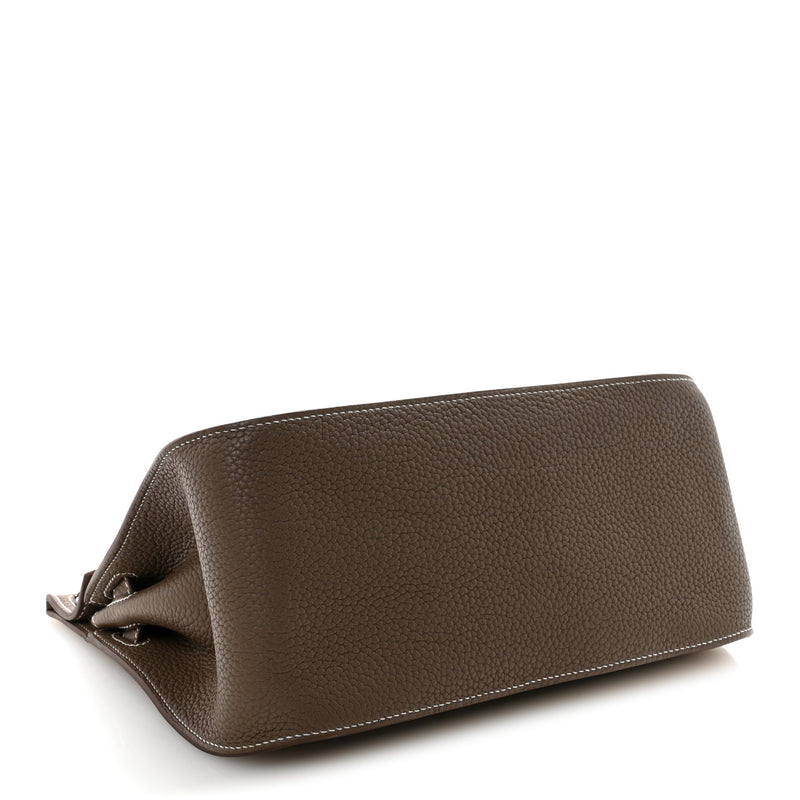 Hermes Taurillon Clemence Jypsiere 28 Etoupe