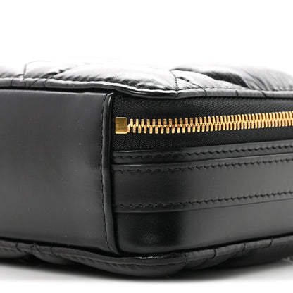 Christian Dior Calfskin Macrocannage Caro Box Bag Black
