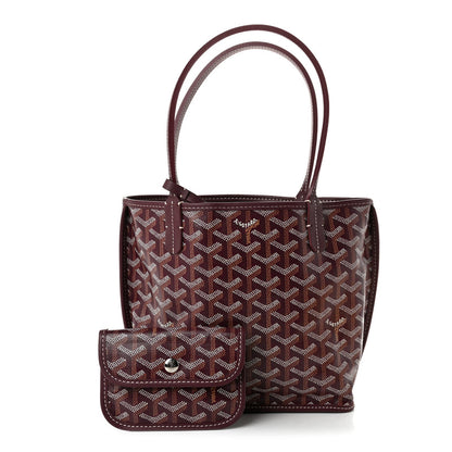 Goyard Goyardine Reversible Mini Anjou Burgundy
