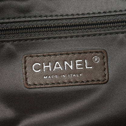 Chanel Glazed Calfskin Large Twisted Tote Black