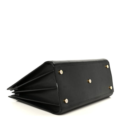 Saint Laurent Calfskin Large Sac De Jour Carryall Black