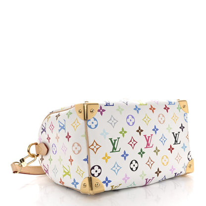 Louis Vuitton LV X TM Monogram Multicolor Speedy Bandouliere 25 White
