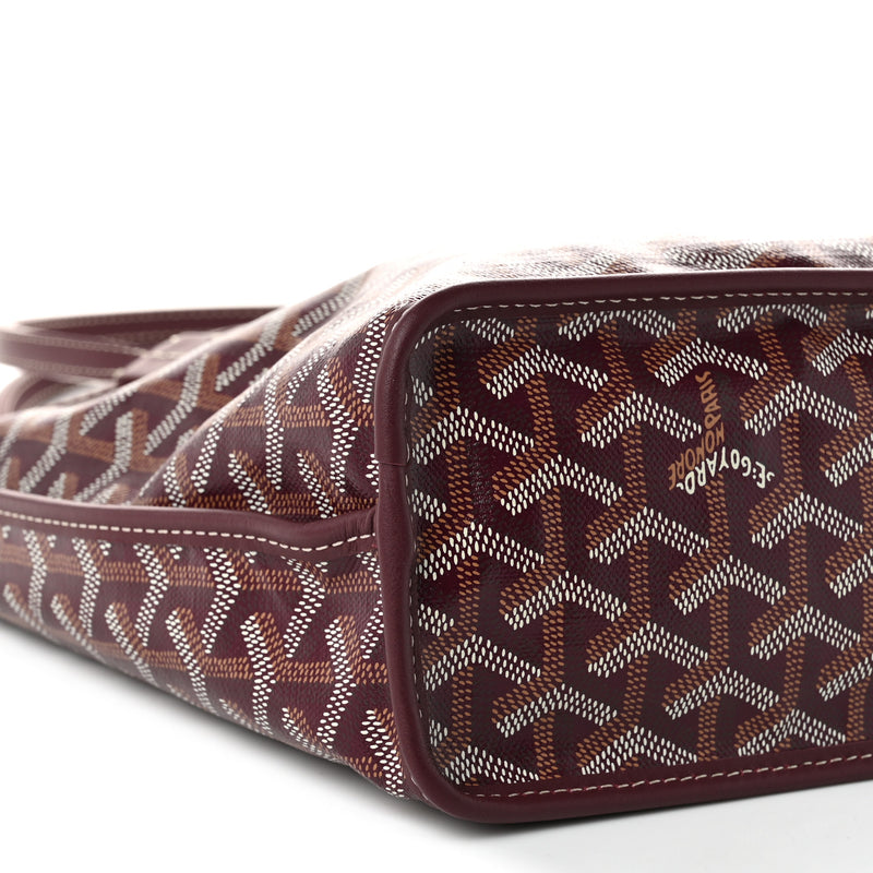Goyard Goyardine Reversible Mini Anjou Burgundy