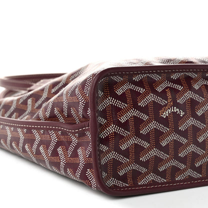 Goyard Goyardine Reversible Mini Anjou Burgundy