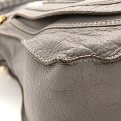 Chloe Calfskin Medium Marcie Satchel Cashmere Grey