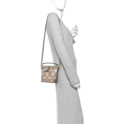Louis Vuitton Empreinte Monogram Giant Nano Noe Tourterelle Creme