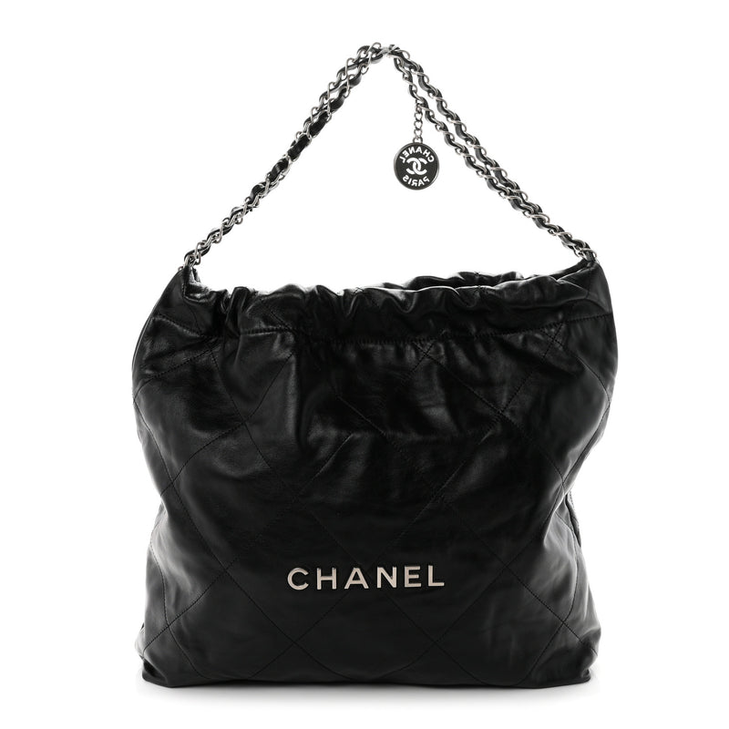 Chanel Shiny Calfskin Quilted Chanel 22