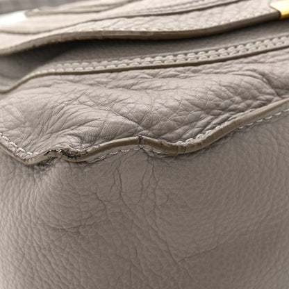 Chloe Calfskin Medium Marcie Satchel Cashmere Grey