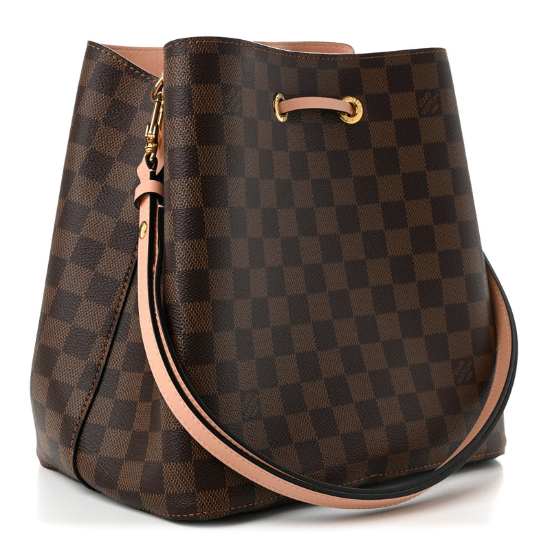 Louis Vuitton Damier Ebene Neonoe MM Venus Pink