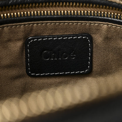 Chloe Calfskin Large Marcie Satchel Black