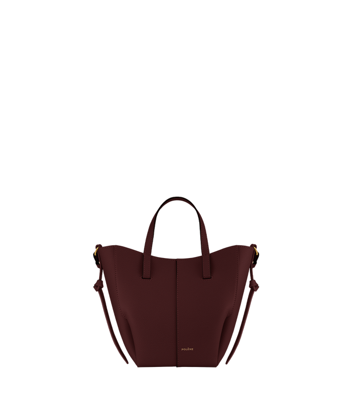 Cyme Tote Nano - Textured Black Cherry