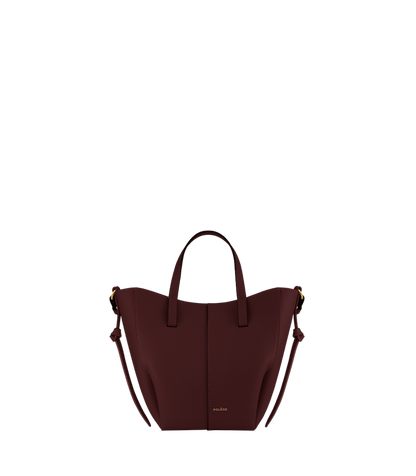 Cyme Tote Nano - Textured Black Cherry